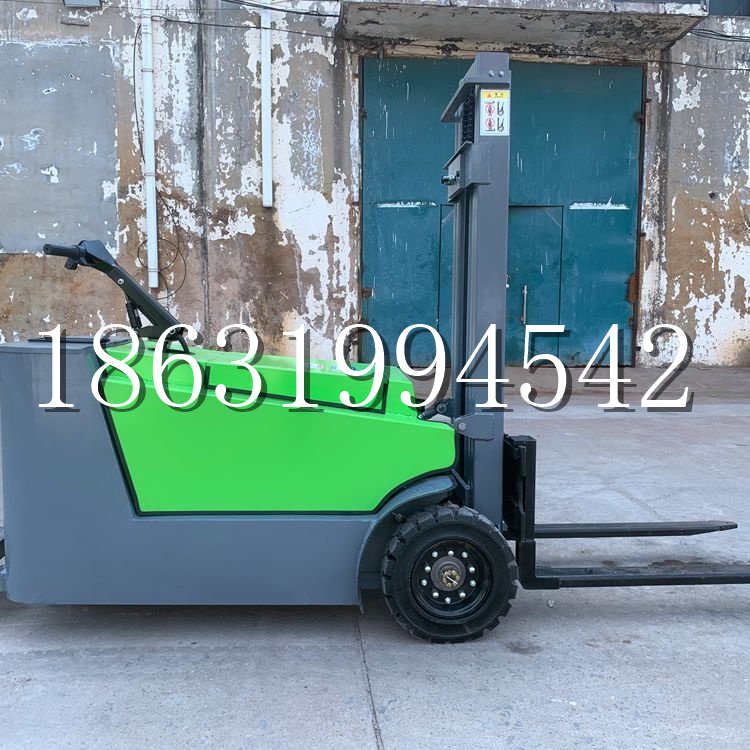 西华县小型电动叉车1吨2吨步行站驾式电瓶堆高充电装卸车液压升降车铲车